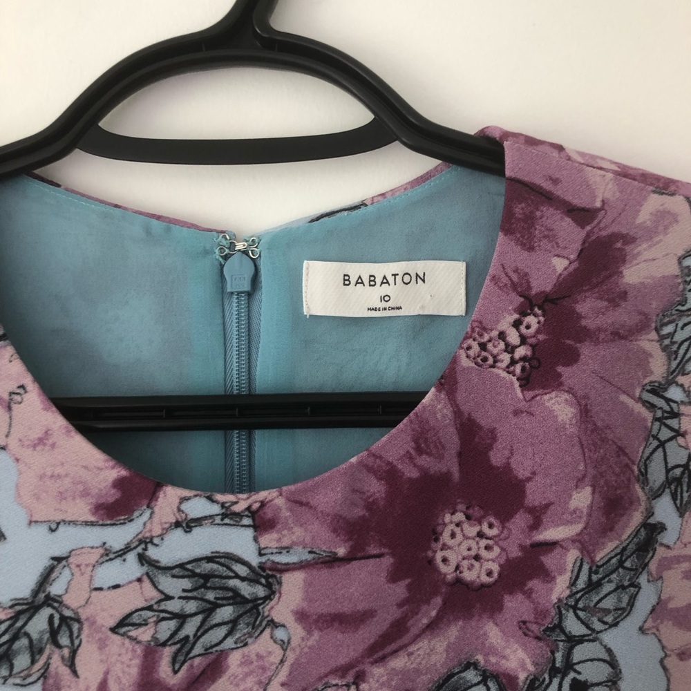 Babaton Patricio Floral Shift Dress | Size 10 - Picture 3 of 5